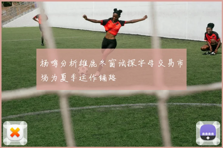 杨鸣分析雄鹿冬窗试探字母交易市场为夏季运作铺路
