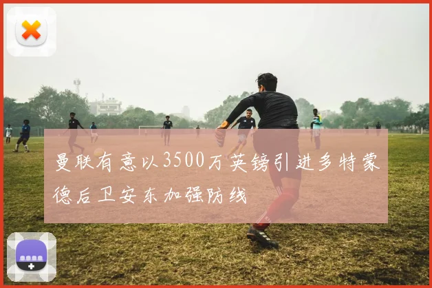 曼联有意以3500万英镑引进多特蒙德后卫安东加强防线